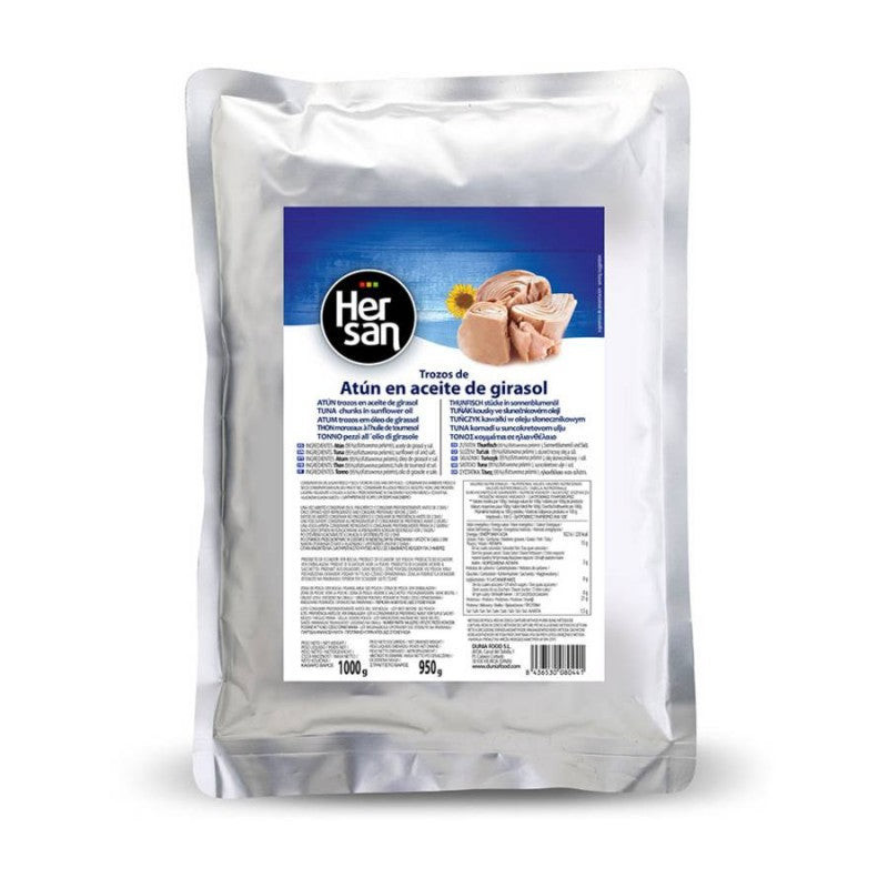 Konservuotas Tunas Saulėgrąžų Aliejuje HER SAN 1 kg